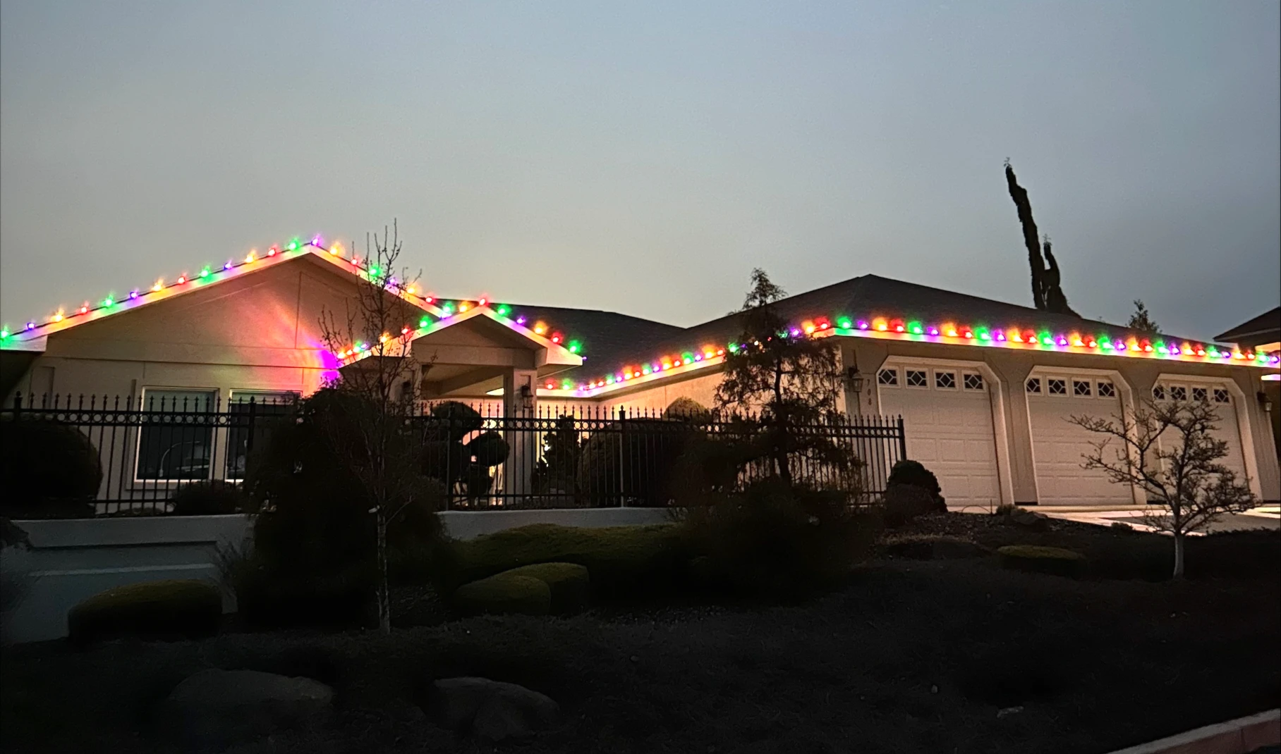 Lighting on front of house